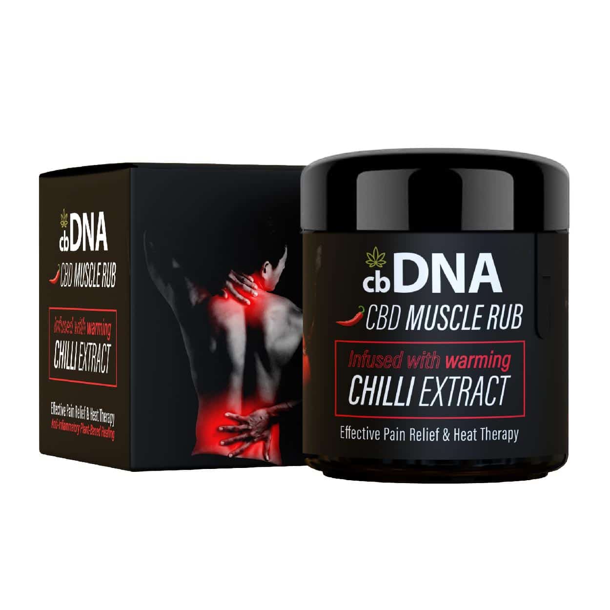 cbDNA 300MG CBD Chilli Muscle Rub - cbDNA